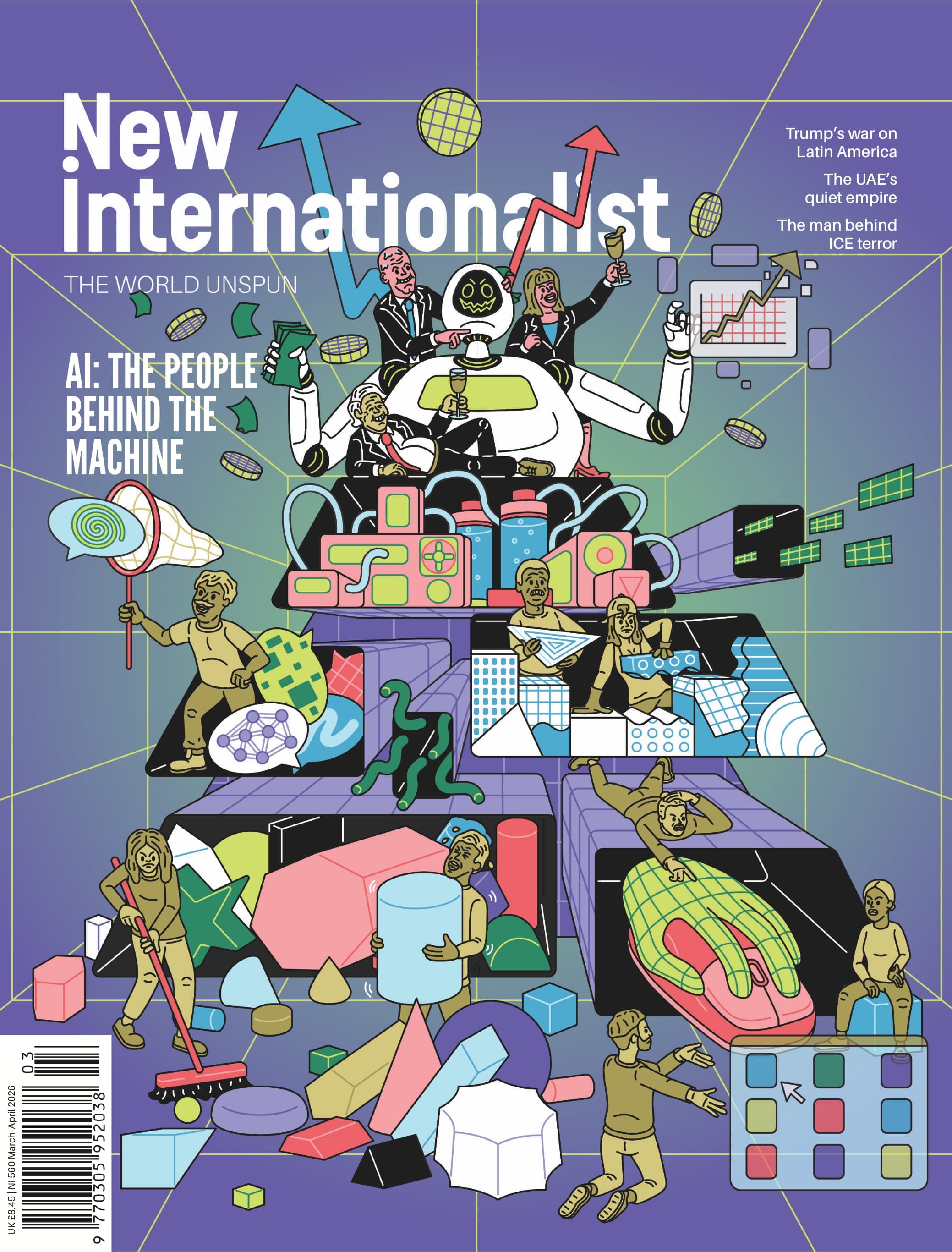 Illustration by James Clapham for New Internationalist