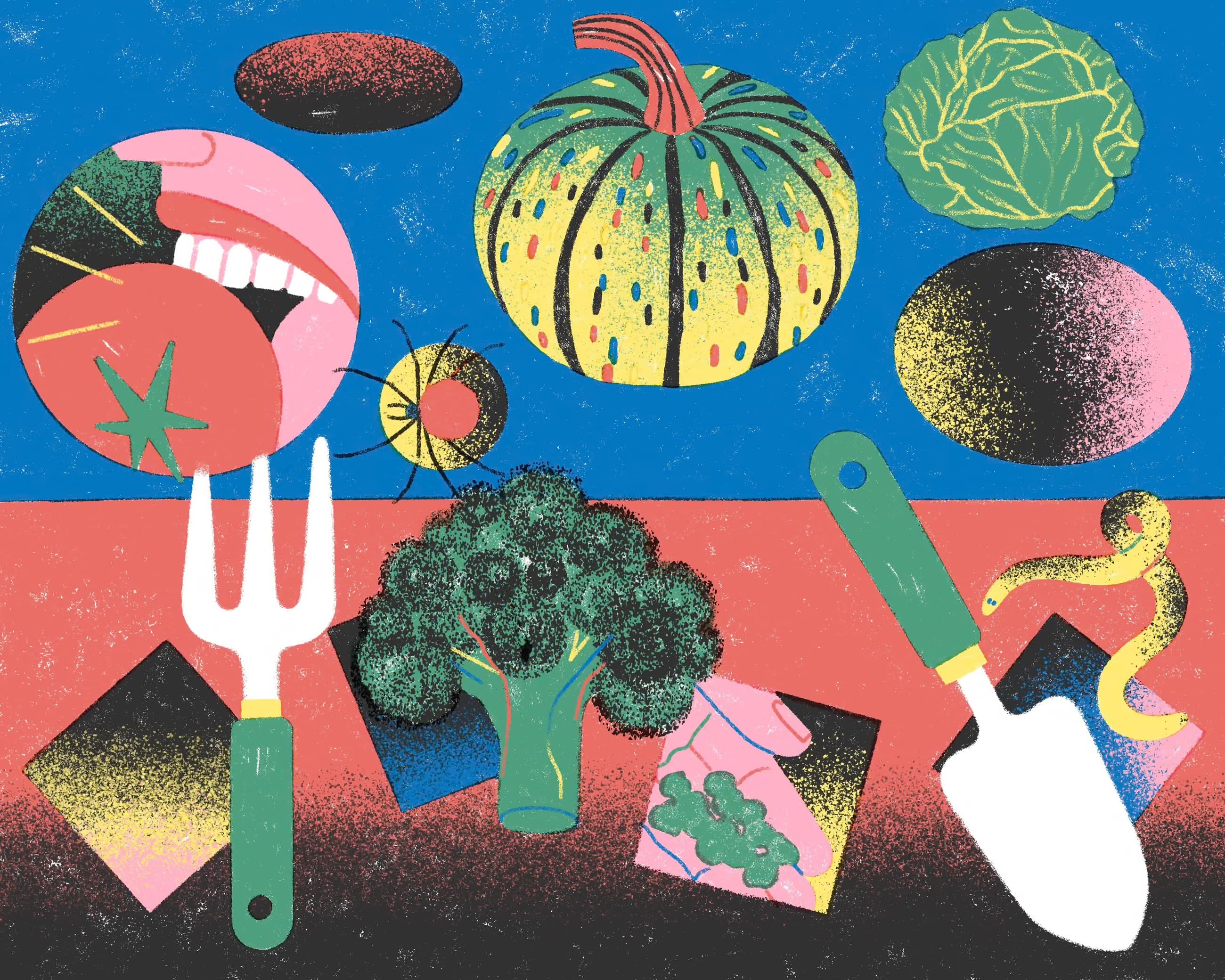 Carmen Casado Illustrates a Garden for The Guardian