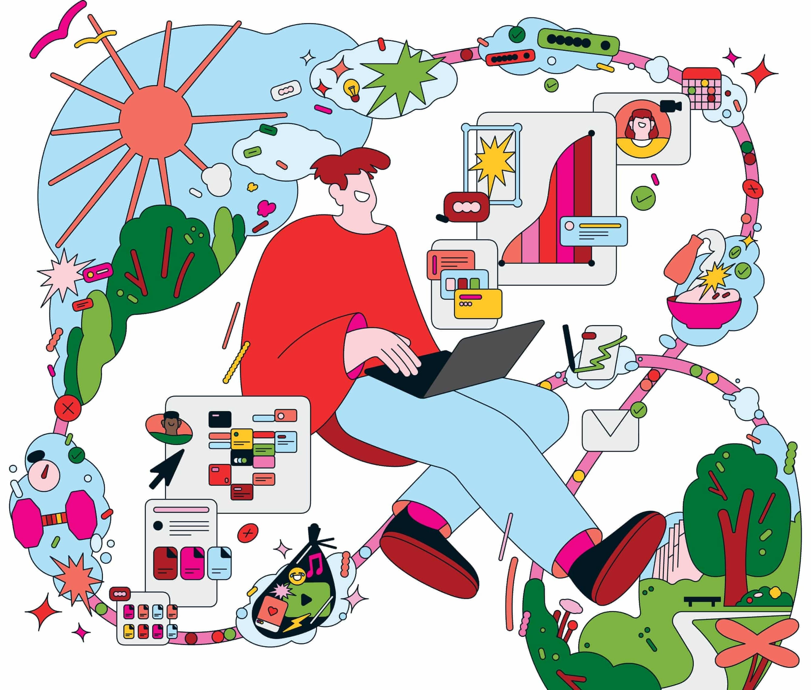 Illustration by Bratislav Milenković for The Guardian