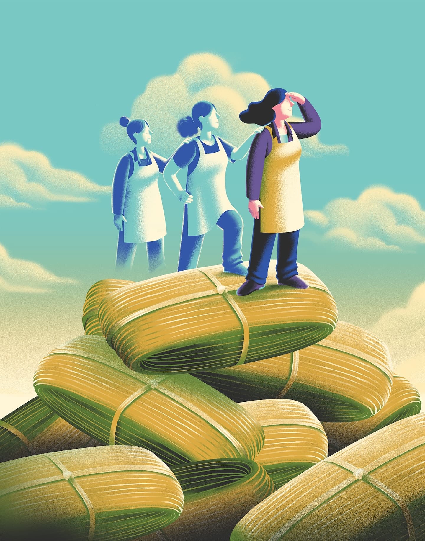 Illustration by Adrián Astorgano for The Washington Post