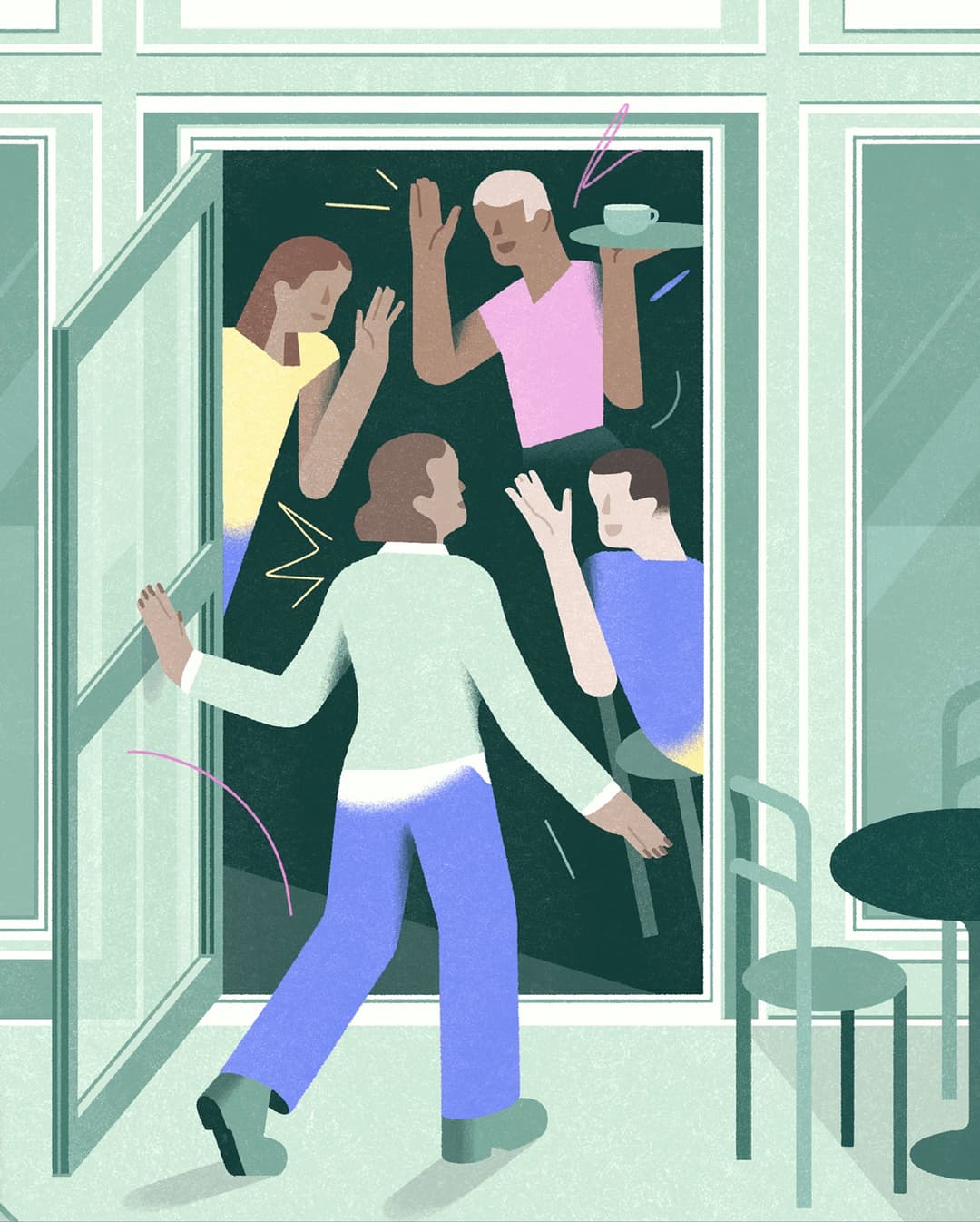 Illustration by Gracia Lam for RealSimple Magazine