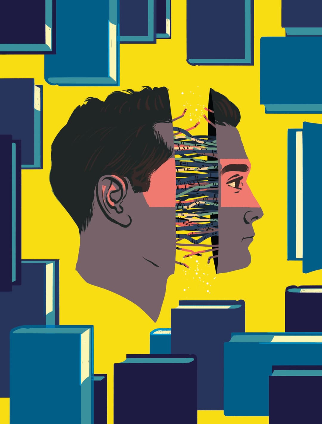 Illustration by Paul Blow for Colossus Magazine