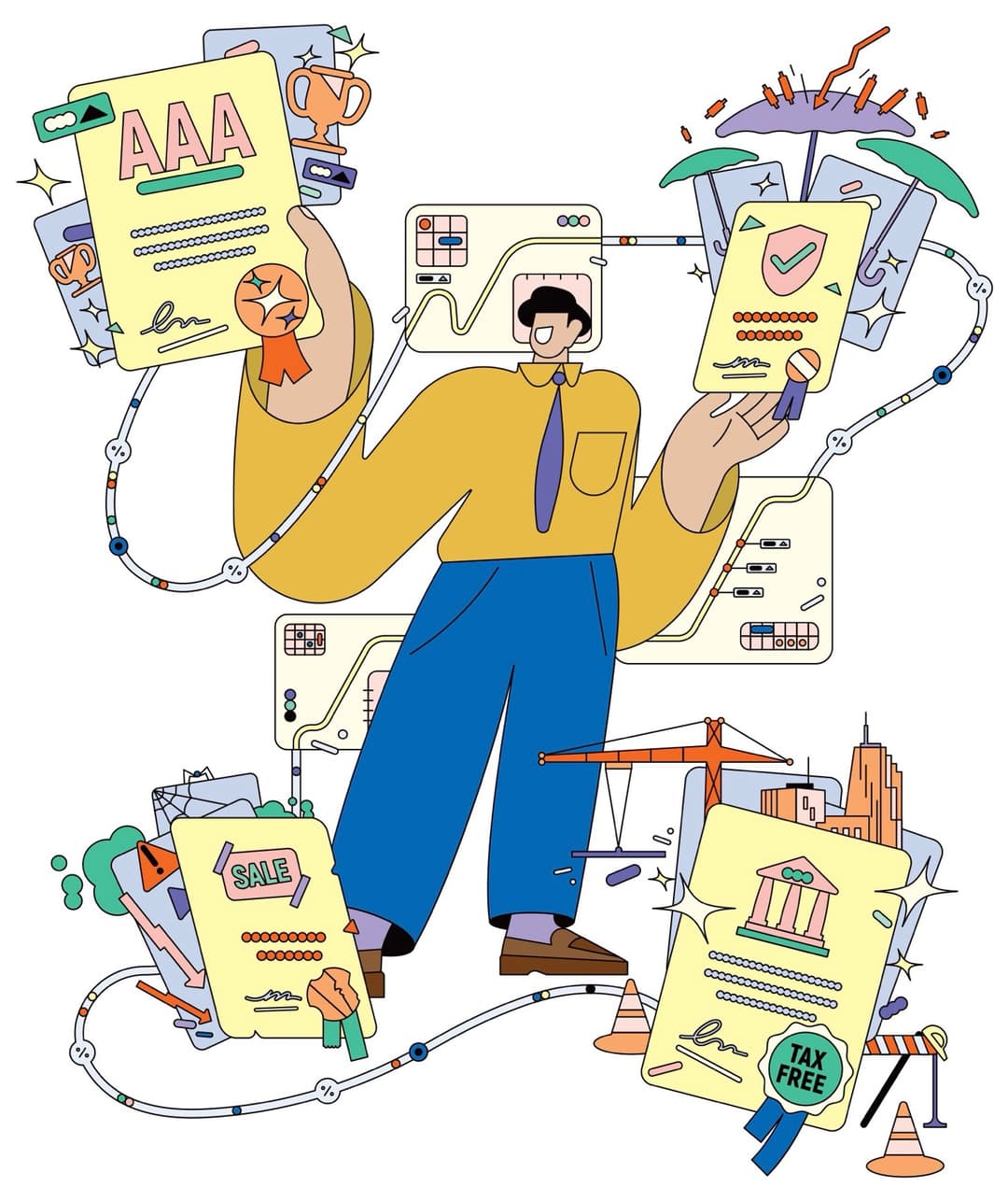 Illustration by Bratislav Milenković for Fortune